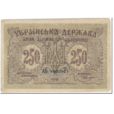 Banconote, Ucraina, 250 Karbovantsiv, 1918, Undated (1918), KM:39a, BB