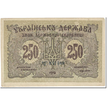 Banknot, Ukraina, 250 Karbovantsiv, 1918, Undated (1918), KM:39a, EF(40-45)