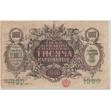 Nota, Ucrânia, 1000 Karbovantsiv, 1918, Undated (1918), KM:35a, VF(20-25)