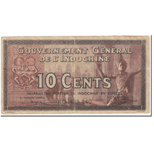 Banconote, INDOCINA FRANCESE, 10 Cents, 1939, Undated (1939), KM:85e, MB