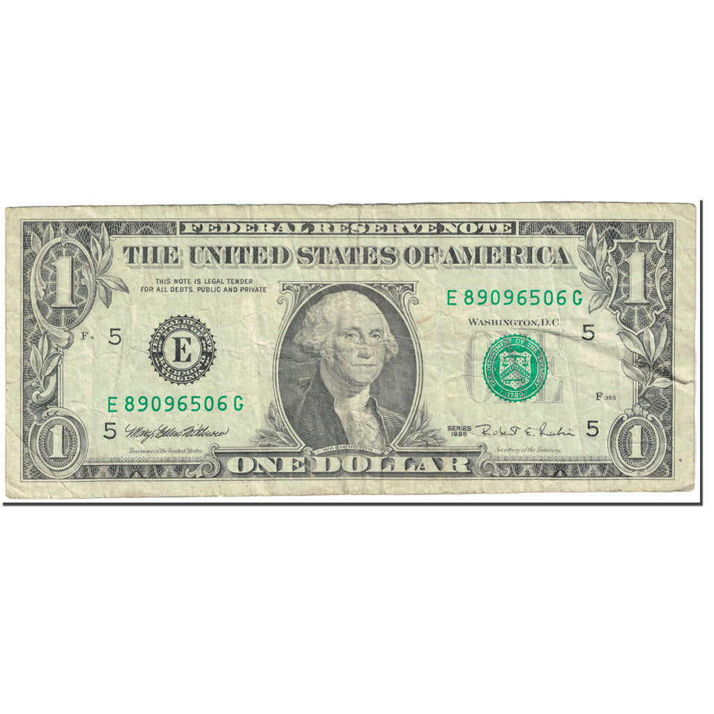 Banknote, United States, One Dollar, 1995, Undated (1995), Richmond, KM:4239