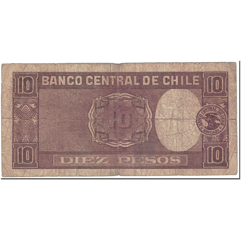 Banknot, Chile, 10 Pesos = 1 Condor, 1931, 1931-02-09, KM:92a, VG(8-10)