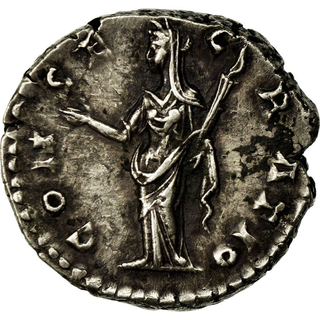 Coin, Faustina I, Denarius, AU(50-53), Silver, Cohen:166