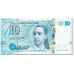 Banknot, Tunisia, 10 Dinars, 2013, 2013-03-20, KM:96, UNC(65-70)