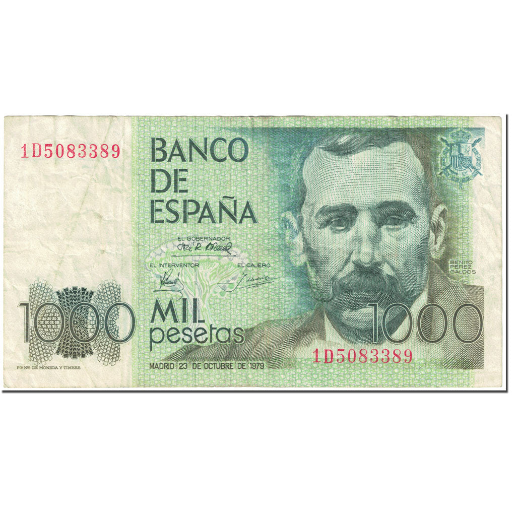 Banknote, Spain, 1000 Pesetas, 1979, 1979-10-23, KM:158, VF(20-25)