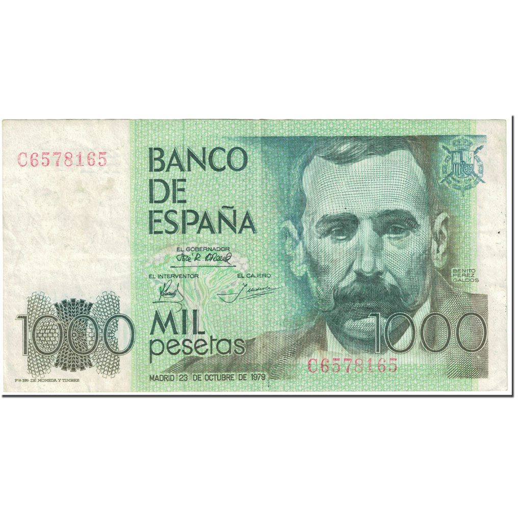 Banknote, Spain, 1000 Pesetas, 1979, 1979-10-23, KM:158, VF(20-25)