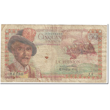 Banknote, Réunion, 50 Francs, 1947, Undated (1947), KM:44a, VG(8-10)