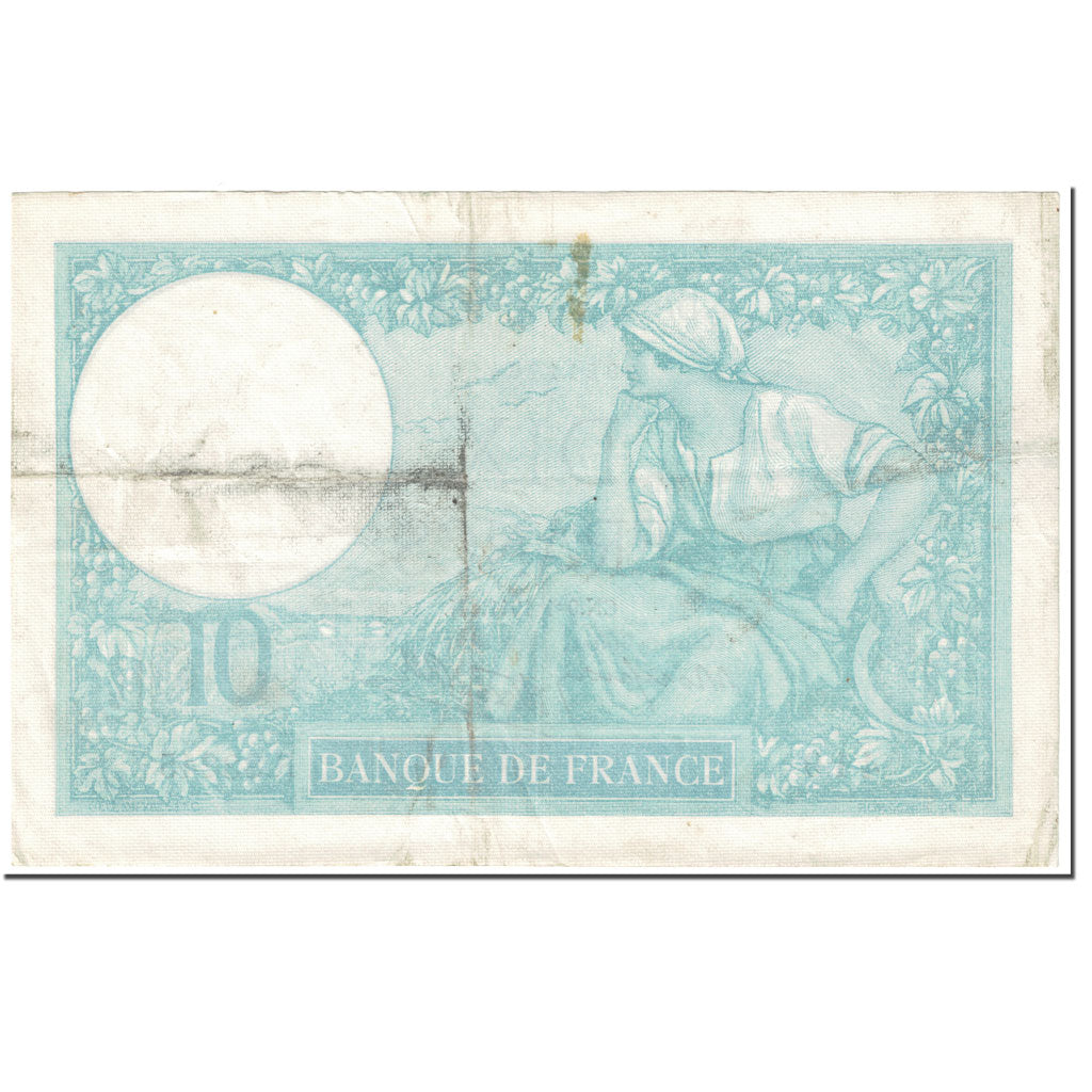 Frankreich, 10 Francs, Minerve, 1941, 1941-01-09, S, Fayette:7.27, KM:84