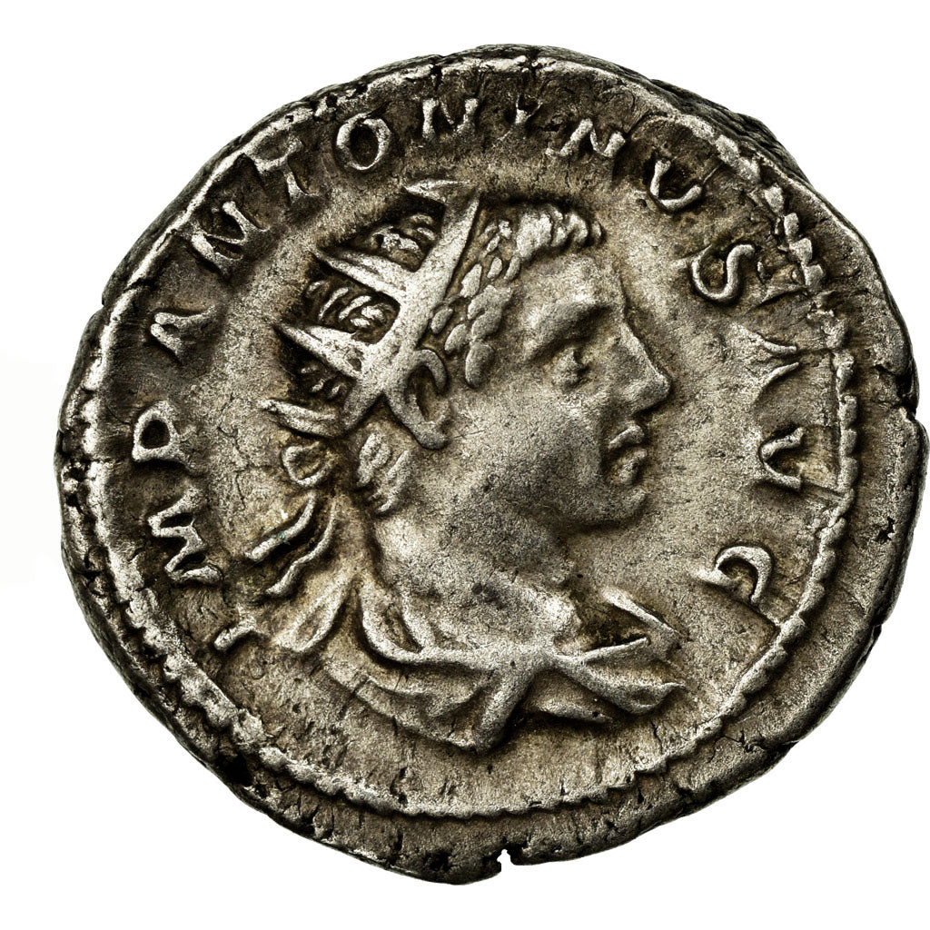 Moneta, Elagabalus, Antoninianus, BB+, Biglione, Cohen:145