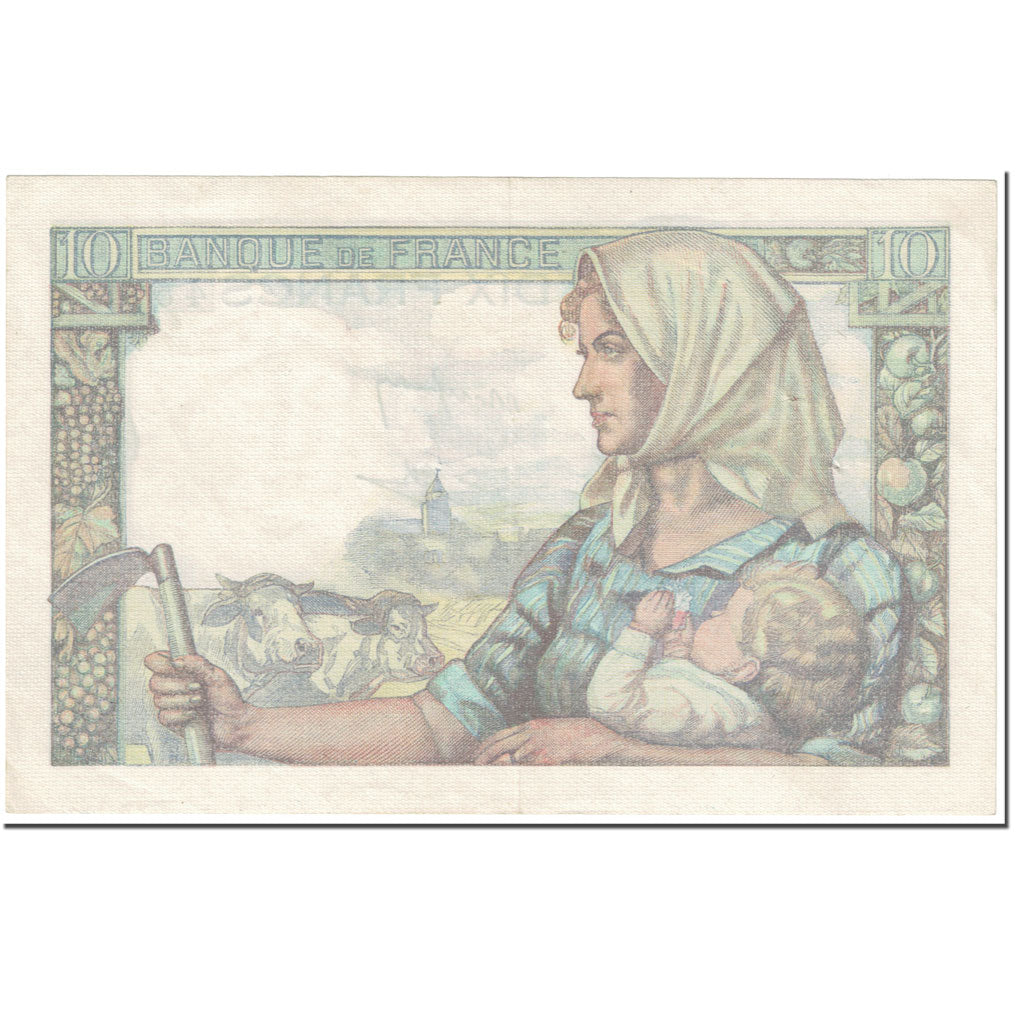 Frankrijk, 10 Francs, Mineur, 1944, 1944-01-20, TTB, Fayette:8.11, KM:99c