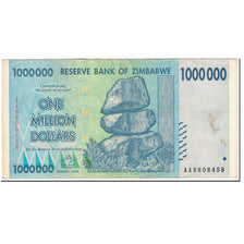 Banknote, Zimbabwe, 1 Million Dollars, 2008, Undated (2008), KM:77, VF(20-25)