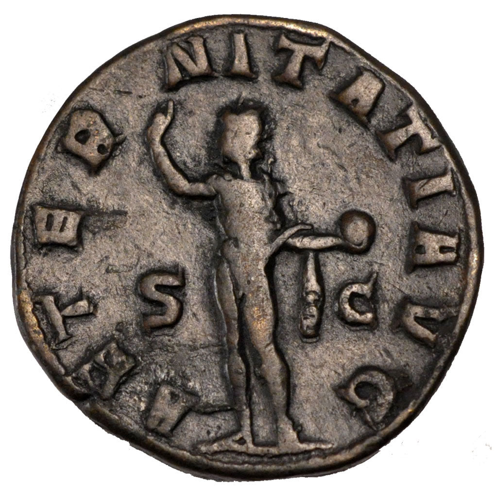 Gordian III, Sestertius, AU(50-53), Copper, Cohen #43, 20.70