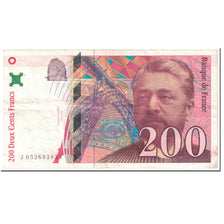 Frankreich, 200 Francs, Eiffel, 1997, Undated (1997), S, Fayette:75.4b, KM:159b