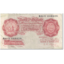 Banknote, Great Britain, 10 Shillings, 1955-1960, Undated (1955-60), KM:368c