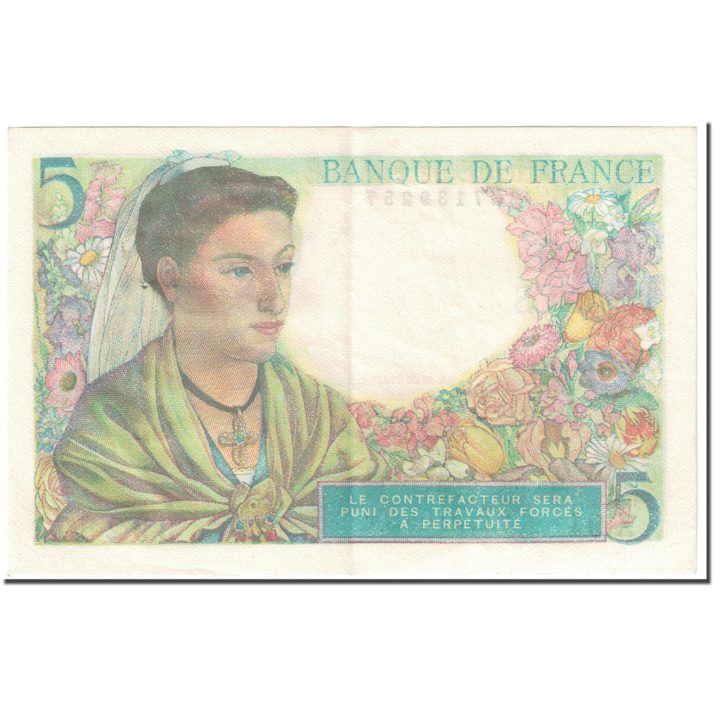 Frankreich, 5 Francs, Berger, 1943, 1943-11-25, SS, Fayette:5.4, KM:98a