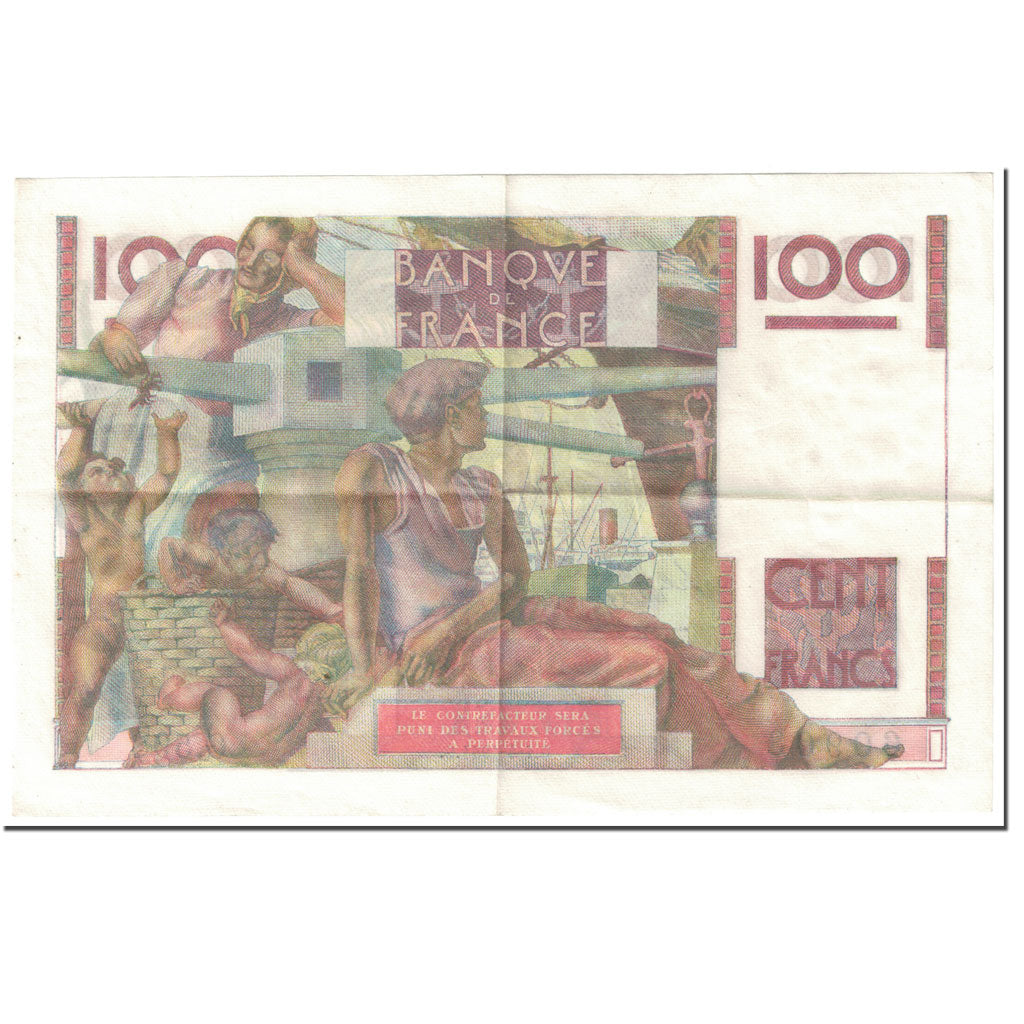 Frankreich, 100 Francs, Jeune Paysan, 1954, 1954-04-01, SS, Fayette:28.43