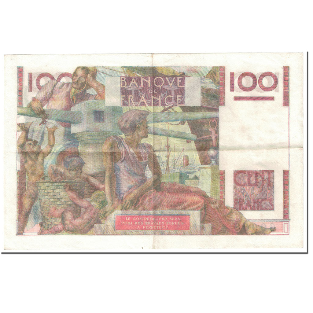 Frankreich, 100 Francs, Jeune Paysan, 1954, 1954-04-01, SS, Fayette:28.43
