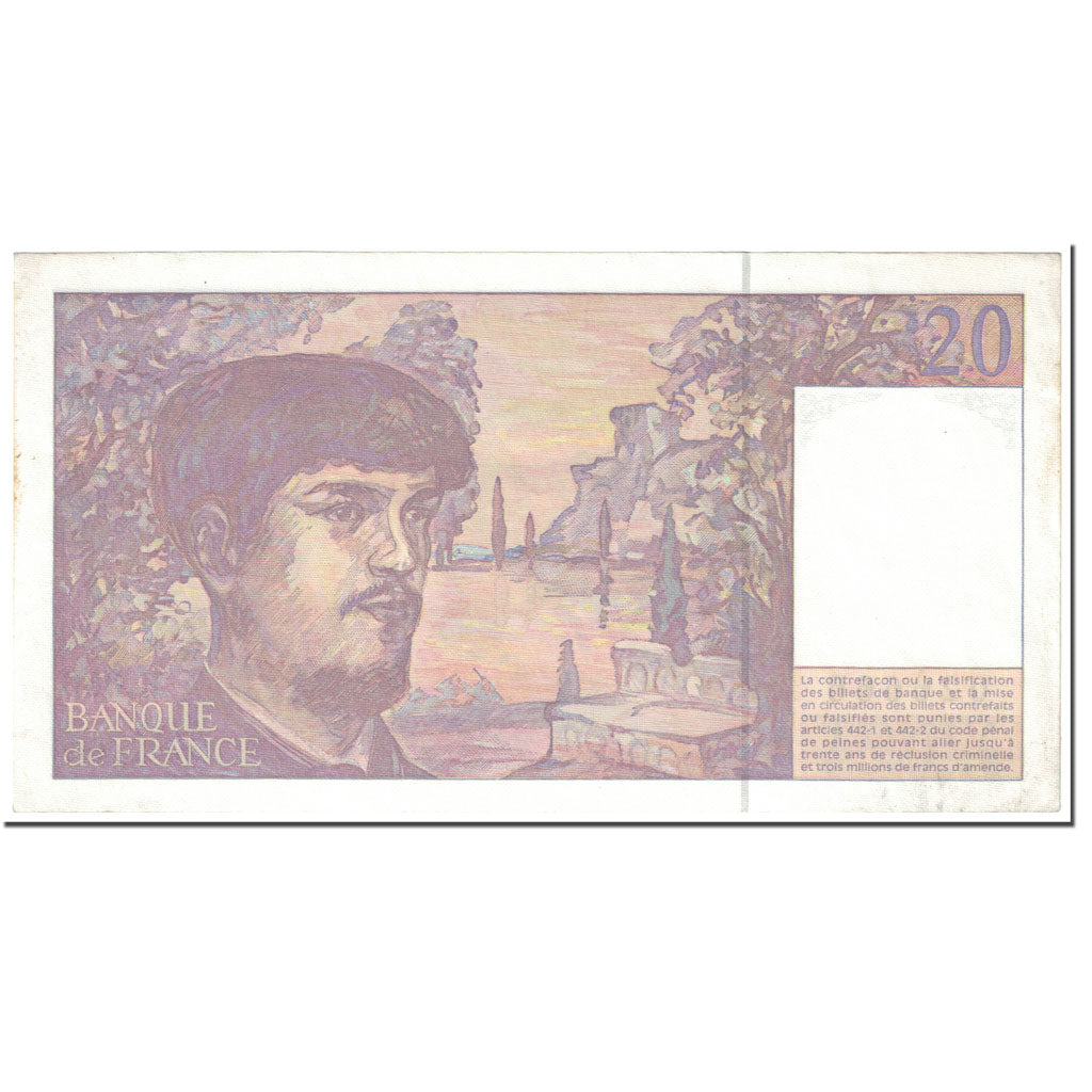Frankreich, 20 Francs, Debussy, 1997, Undated (1997), UNZ-, Fayette:66ter.2
