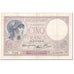 Francia, 5 Francs, Violet, 1940, 1940-11-28, MB, Fayette:4.15, KM:83