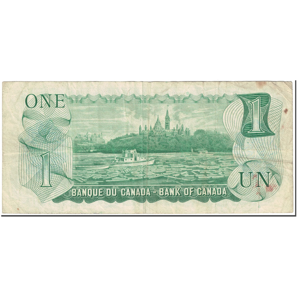 Banknote, Canada, 1 Dollar, 1973, Undated (1973), KM:85b, VG(8-10)