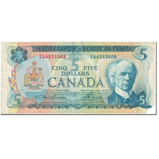 Banknote, Canada, 5 Dollars, 1972, Undated (1972), KM:87b, VG(8-10)
