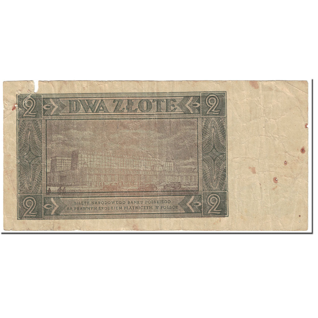 Banknote, Poland, 2 Zlote, 1948, 1948-07-01, KM:134, AG(1-3)