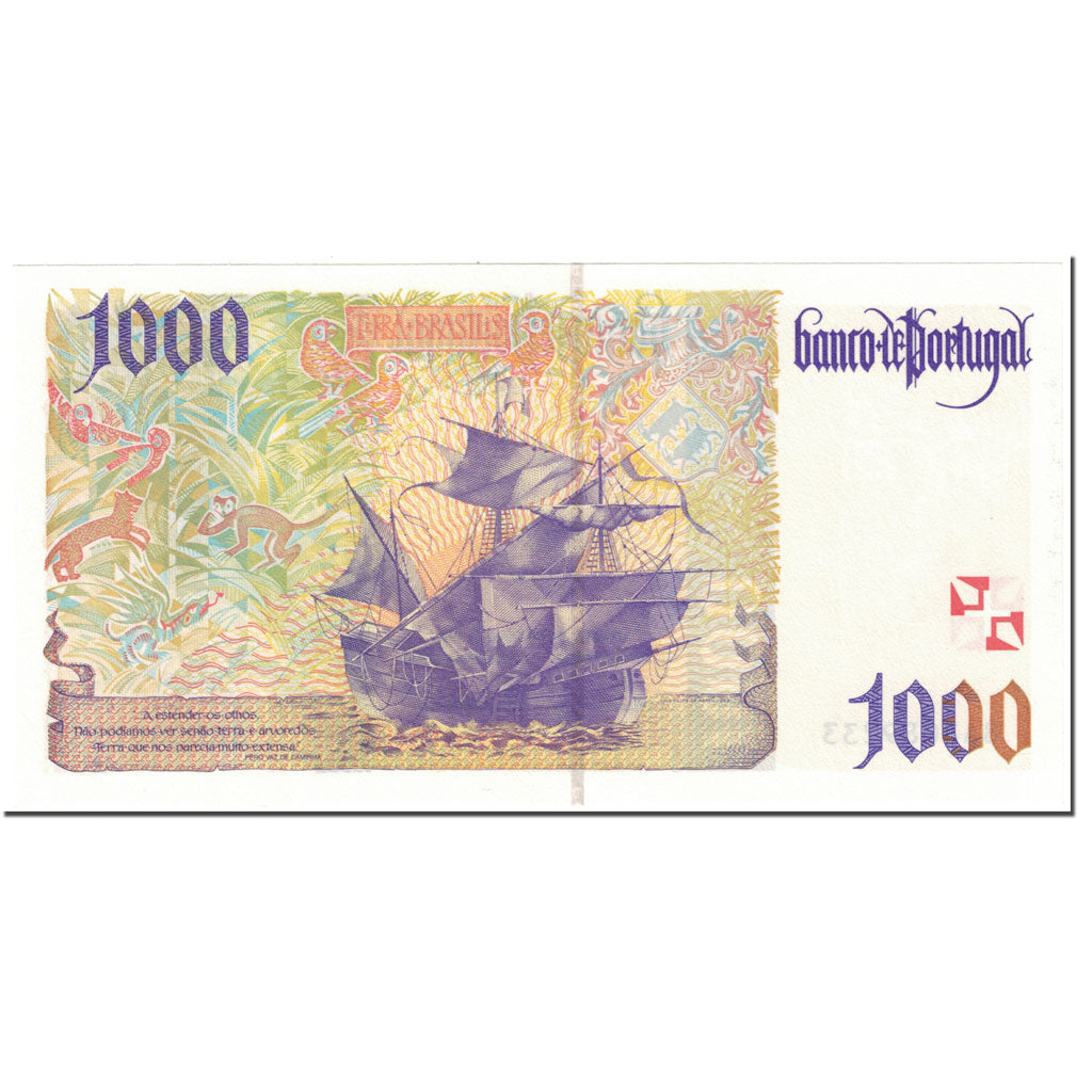 Banknote, Portugal, 1000 Escudos, 1996, 1996-10-31, KM:188b, UNC(65-70)