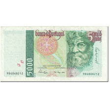 Banknote, Portugal, 5000 Escudos, 1996, 1996-09-12, KM:190b, EF(40-45)