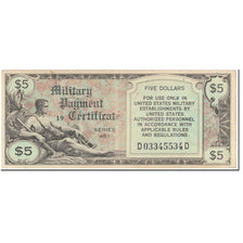 Billete, 5 Dollars, 1951, Estados Unidos, Undated (1951), KM:M27a, BC+