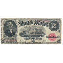 Billet, États-Unis, Two Dollars, 1917, Undated (1917), KM:119, TB