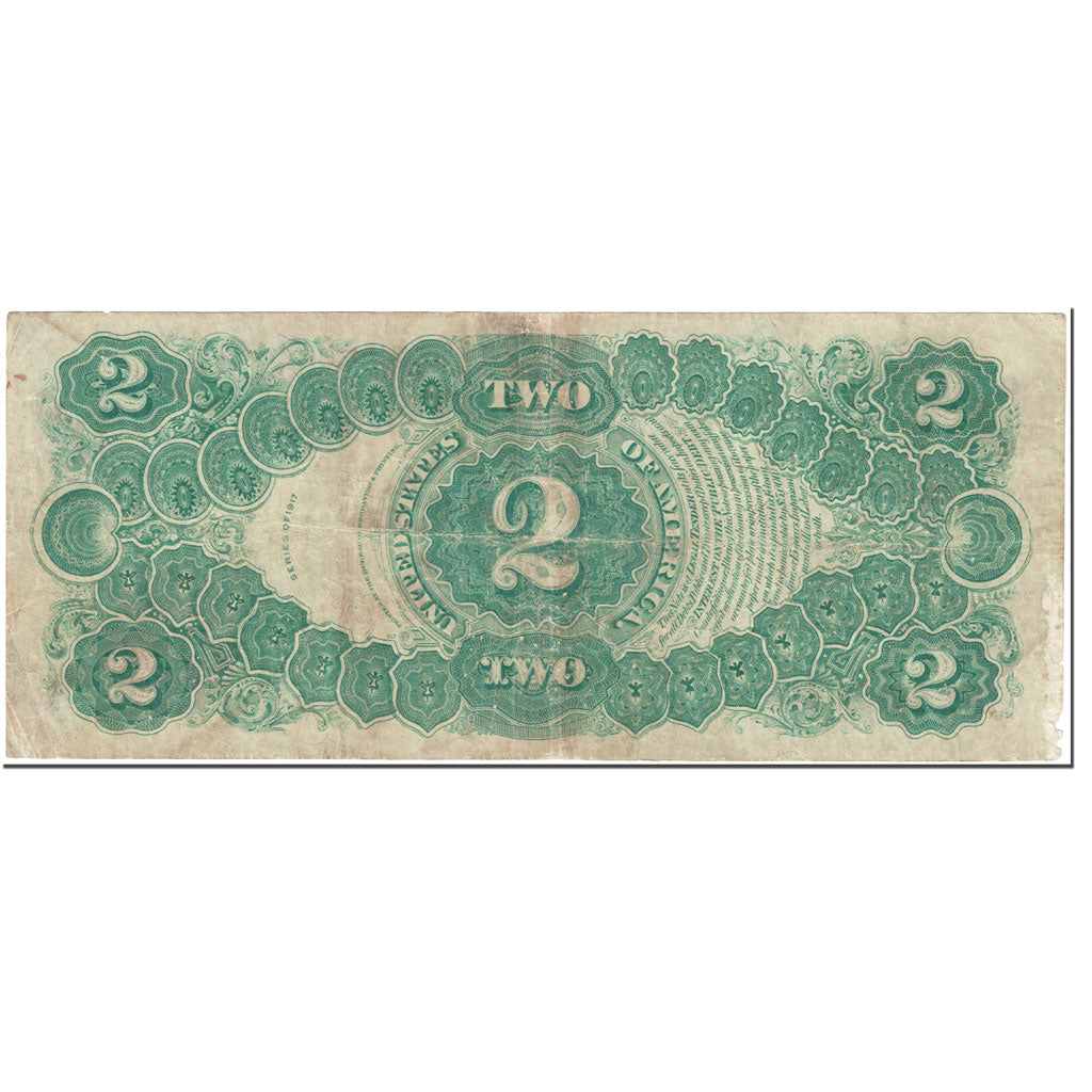 Geldschein, Vereinigte Staaten, Two Dollars, 1917, Undated (1917), KM:119, S
