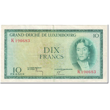 Banknote, Luxembourg, 10 Francs, 1954, Undated (1954), KM:48a, VF(30-35)