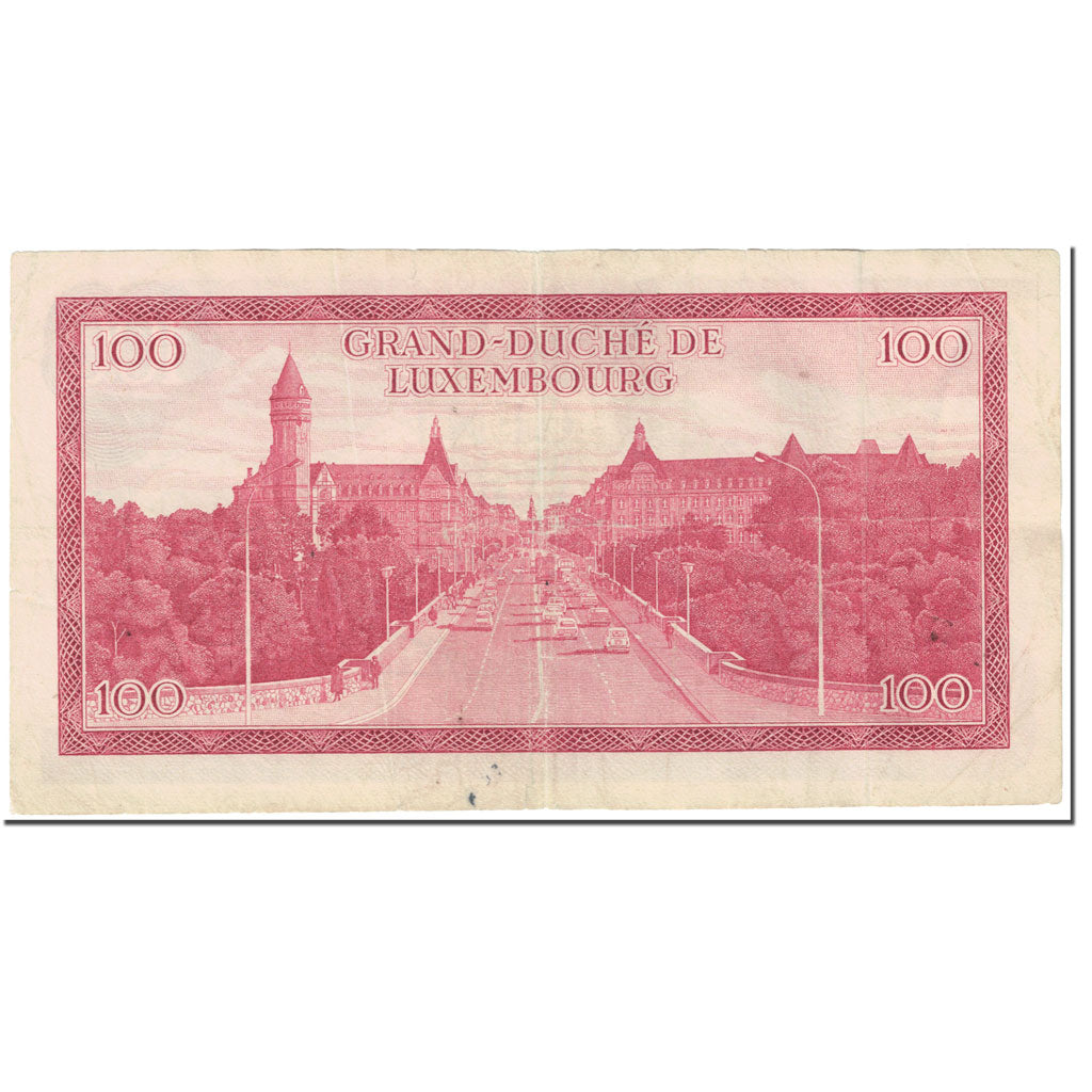 Banknote, Luxembourg, 100 Francs, 1970, 1970-07-15, KM:56a, EF(40-45)