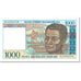 Billete, 1000 Francs = 200 Ariary, 1994, Madagascar, Undated (1994), KM:76b, UNC