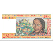 Geldschein, Madagascar, 2500 Francs = 500 Ariary, 1998, Undated (1998), KM:81