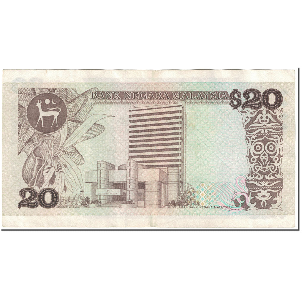 Banconote, Malesia, 20 Ringgit, 1982, Undated (1982), KM:22, BB