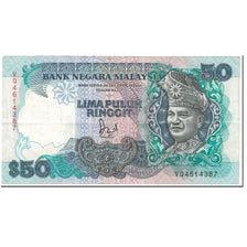 Geldschein, Malaysia, 50 Ringgit, 1987, Undated (1987), KM:31, SS