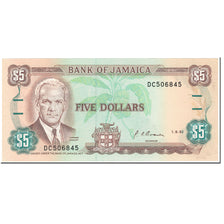 Banknote, Jamaica, 5 Dollars, 1992, 1992-08-01, KM:70d, UNC(65-70)