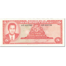 Banknote, Haiti, 5 Gourdes, 1985, Undated (1985), KM:241a, EF(40-45)