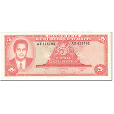 Banknot, Haiti, 5 Gourdes, 1985, Undated (1985), KM:241a, EF(40-45)