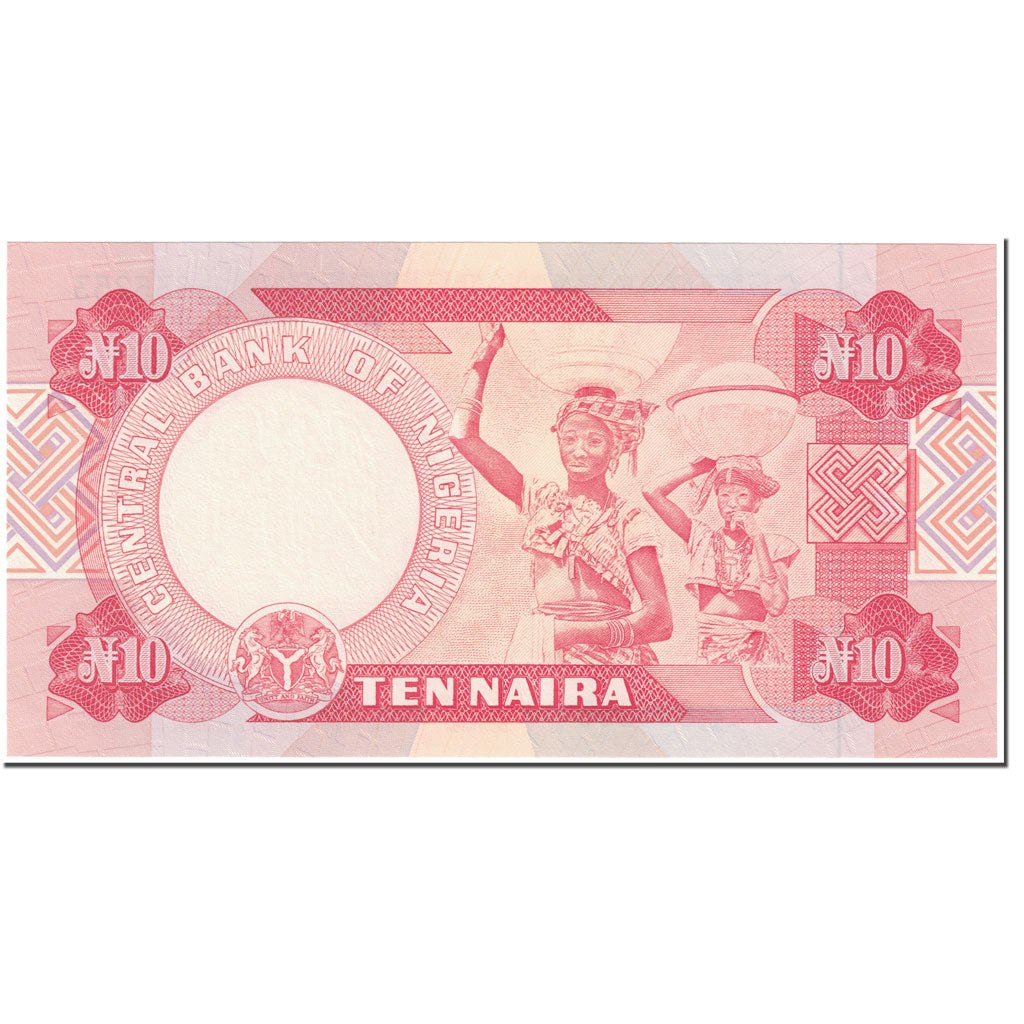 Banknote, Nigeria, 10 Naira, 1984, Undated (1984), KM:25e, UNC(65-70)
