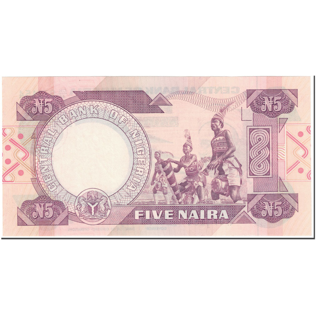Billet, Nigéria, 5 Naira, 1984, Undated (1984), KM:24e, NEUF