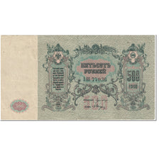 Nota, Rússia, 500 Rubles, 1918, Undated (1918), KM:S415c, EF(40-45)