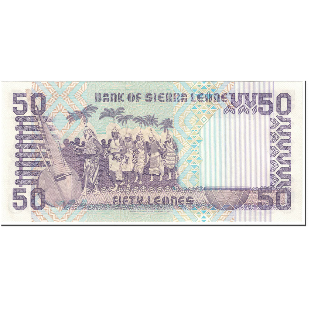 Banknote, Sierra Leone, 50 Leones, 1989, 1989-04-27, KM:17b, UNC(63)