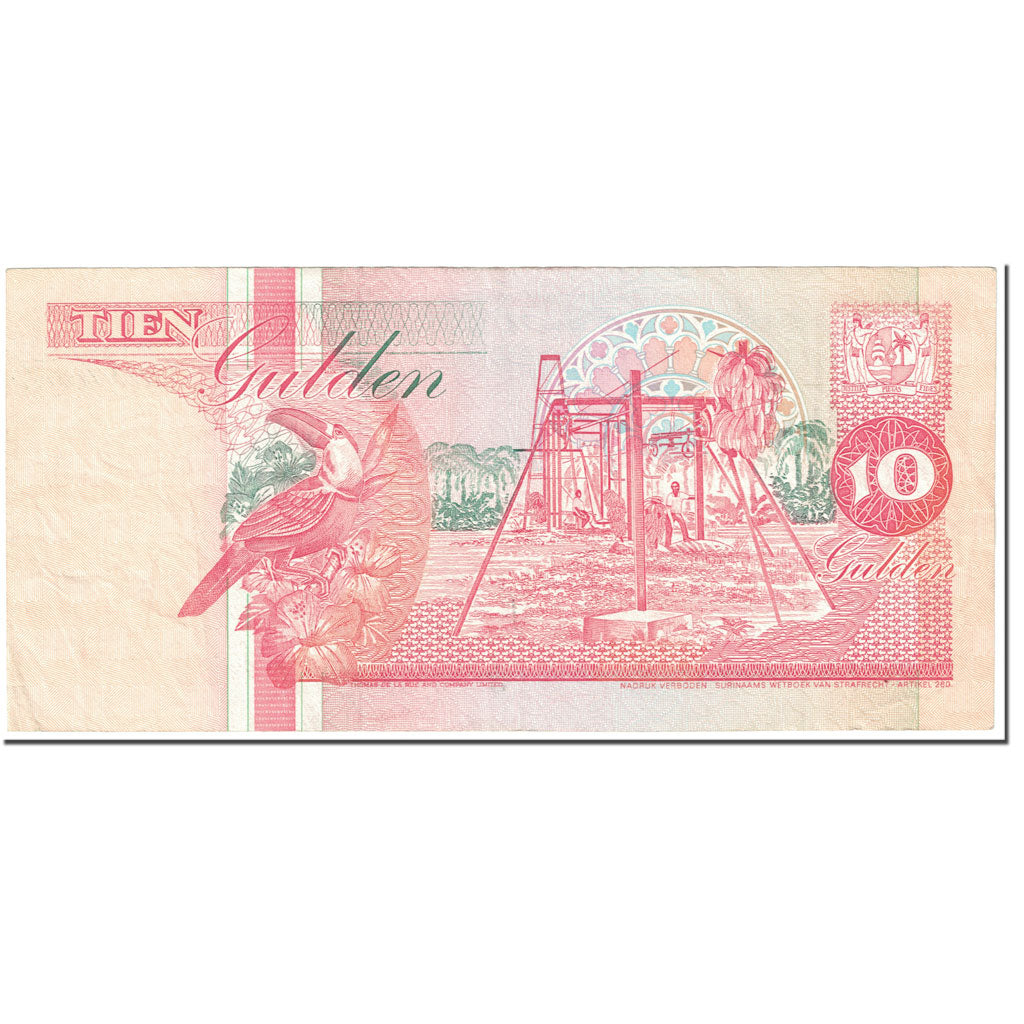 Banconote, Suriname, 10 Gulden, 1991, 1991-07-09, KM:137a, BB