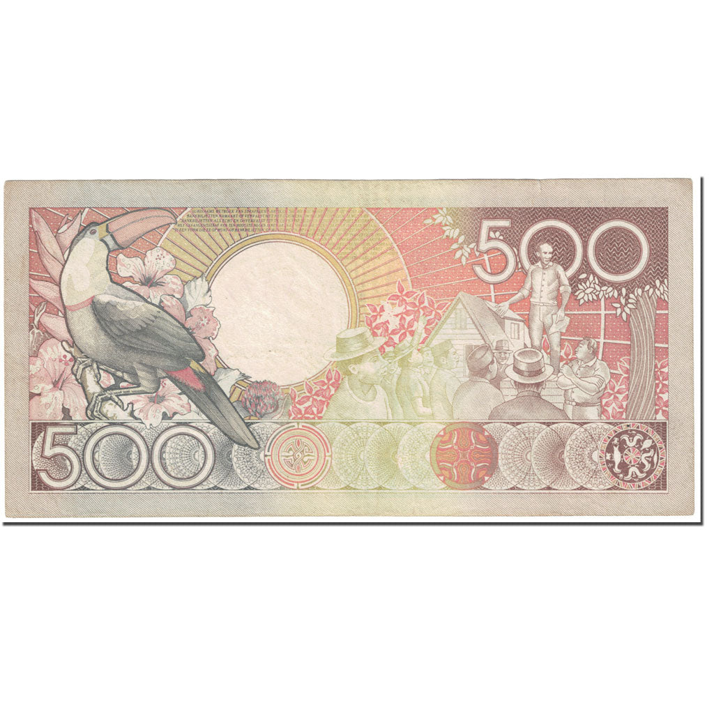 Banknote, Surinam, 500 Gulden, 1986, 1986-07-01, KM:135a, EF(40-45)