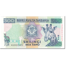 Banknote, Tanzania, 500 Shilingi, 1997, Undated (1997), KM:30, UNC(65-70)