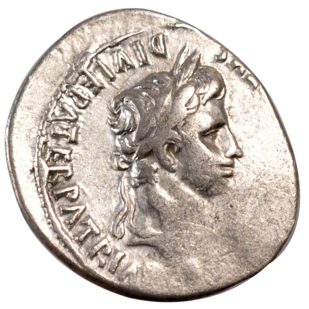 Augustus, Denarius, VF(30-35), Silver, Cohen #43, 3.70