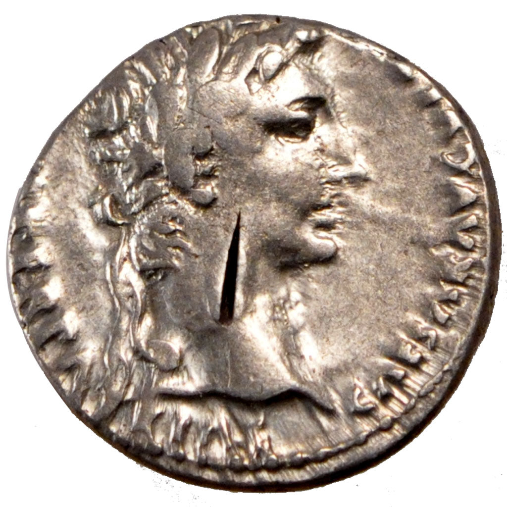 Augustus, Denarius, EF(40-45), Silver, Cohen #43, 3.70