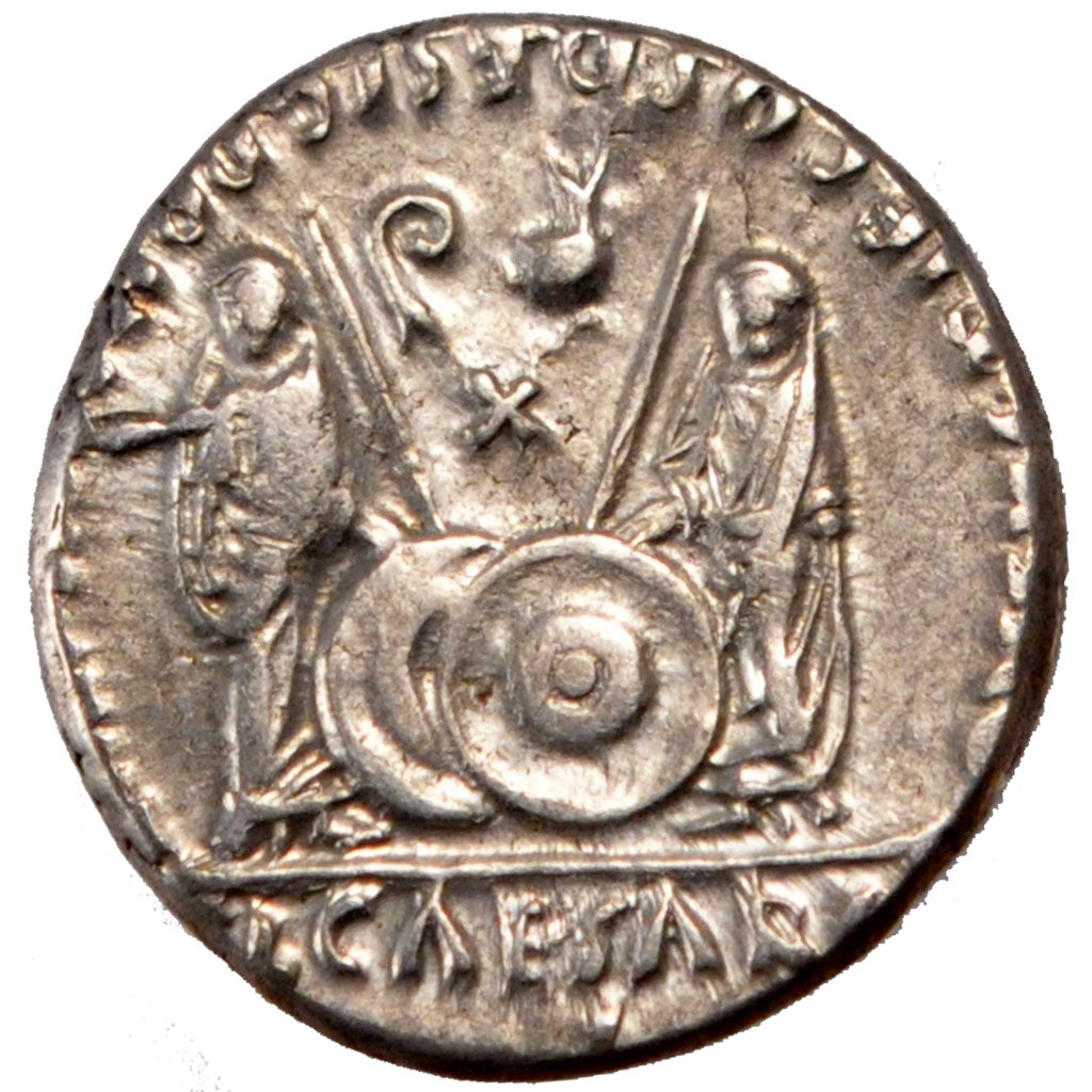 Augustus, Denarius, EF(40-45), Silver, Cohen #43, 3.70